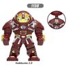 Marvel Mini Building Block Figurine Superhero Hulk Iron Man Mecha Assembled Building Block Figurine Toy Children's Birthday Gift