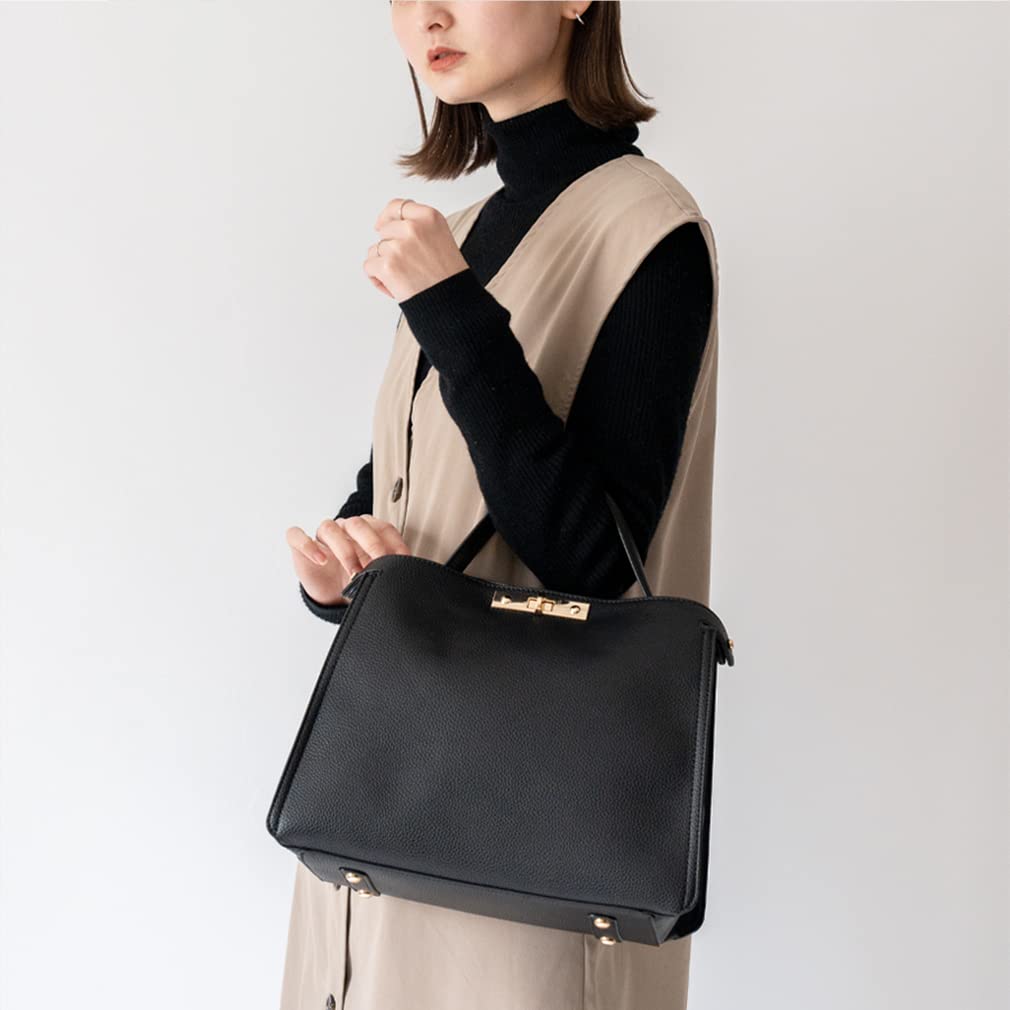 VITAFELICE One-Handle 2-Way Shoulder Bag (M) Women's inb-90028p (Black)