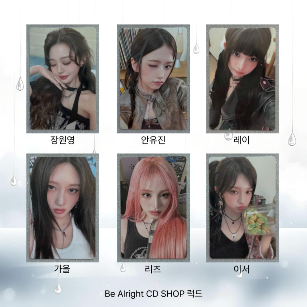 [Pocket the Star] Ive's 3rd Japanese Album, Be Alright CD SHOP Lucky Photocard