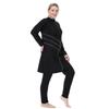 Plus Size Damen Muslim Muslimah Bademode Full Coverage Damen Badeanzug Hochelastisch 3 Stück Beachwear 3XL-8XL