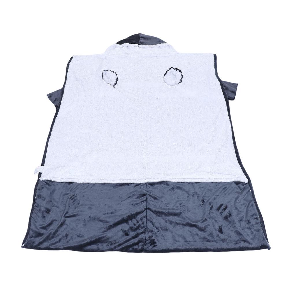 Heated Blanket with Sleeves Hood and Foot Pocket Flannel 10 Heating Levels Electric Wearable Blanket with 3 Time Settings