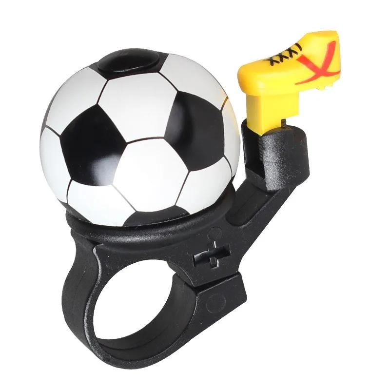 Football Shape Bicycle Bell Aluminum Alloy Bike Accessories Colorful Plastic Bike Bell for Children Mountain Bike Bell