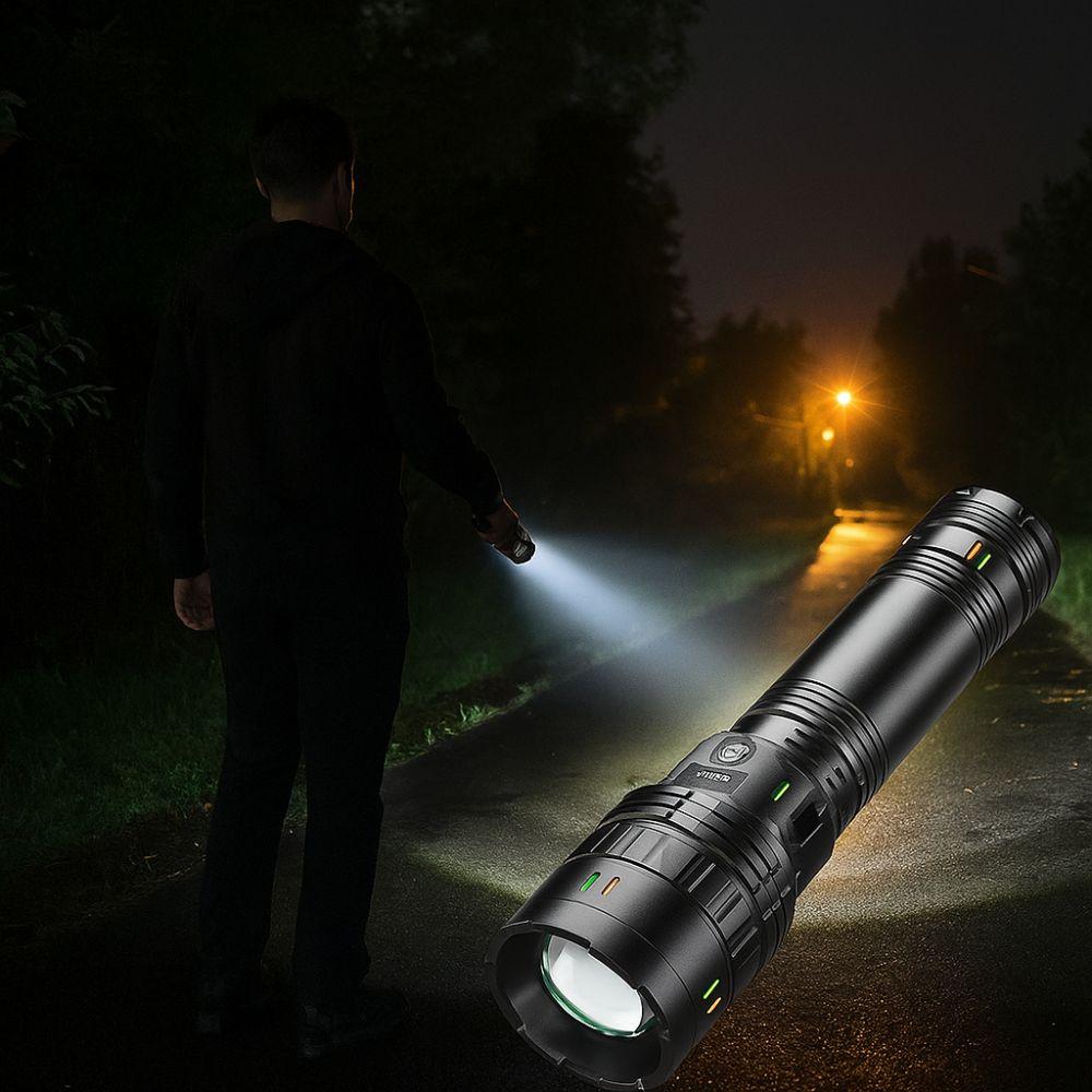 Rechargeable Strong Light Flashlight Super Bright Portable Flashlight LED Flashlight  Household