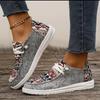 Mocasines de Lona con Cordones para Mujer Primavera 2024: Zapatos planos casuales de tela