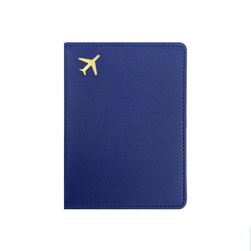 PU Leather Multi-color Passport & Document Organizer with Business Card Holder