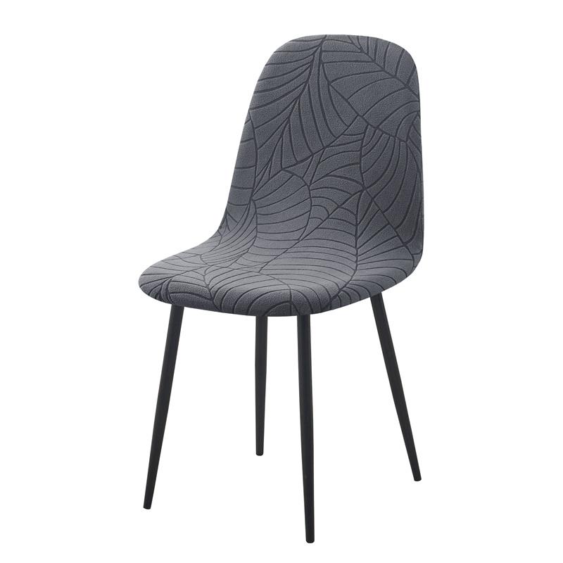 Coprisedia Jacquard Elasticizzato All-inclusive Antipolvere Copriseggiolino Colore Unico Senza Braccioli Guscio per Sedia per Casa Hotel