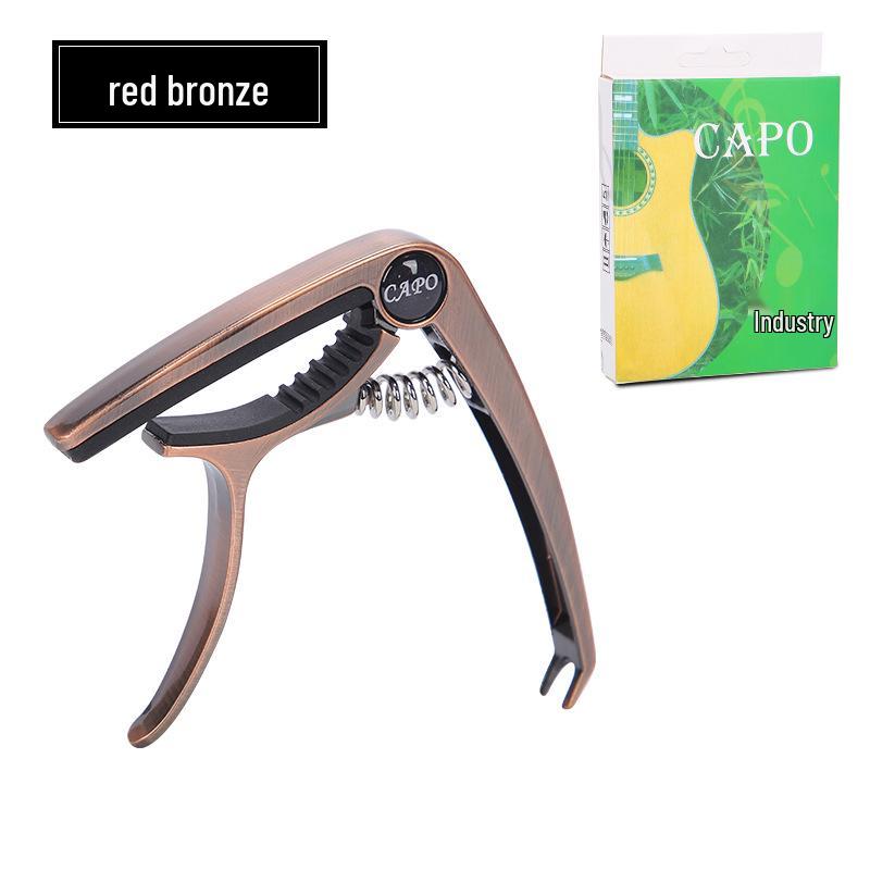 Zinc Alloy Dual-Use Capo for Acoustic & Electric Guitars
