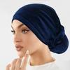 Turban Inner Hijabs Cap Hat Muslim Women's Headscarf Solid Color Hijab Bonnet