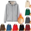 Men's Winter Warm Top Coat Lamb Fleece Cardigan Hoodie Fleece Thick Jacket Casual Hoodie Plush Hoodie Coat
