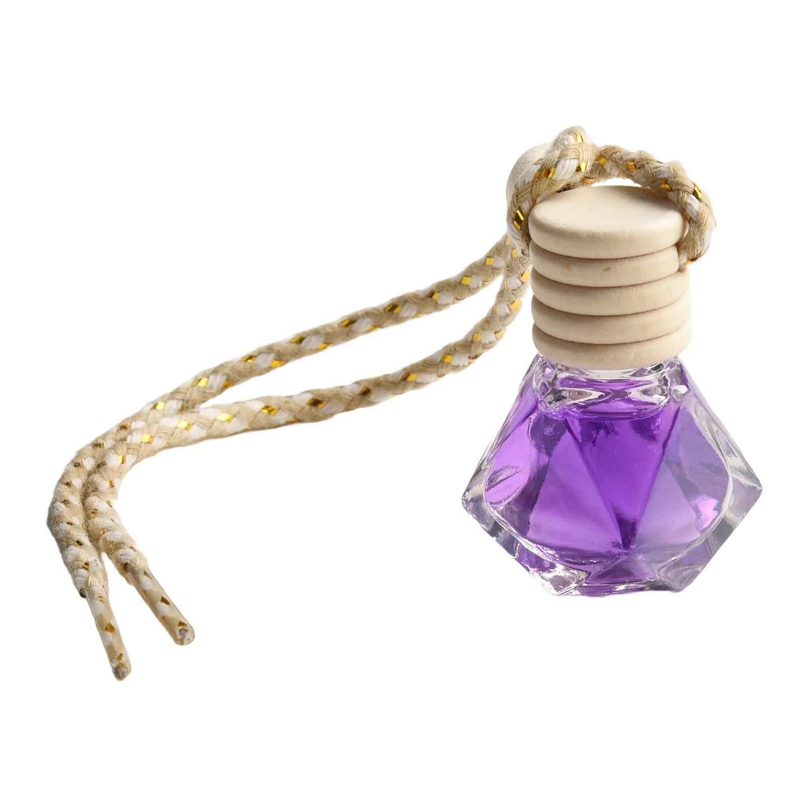 

Sleek Design Car Perfume Pendant Fragrance Oil for Vehicle Comfort Lavender purple