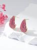 ZAKOL Shiny Micro Paved Zirconia Big Water Drop Stud Earrings For Women Luxury Wedding Banquet Party Zircon