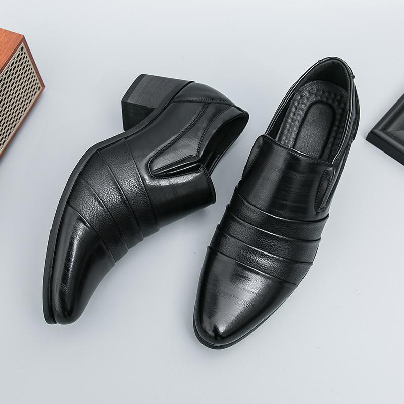 Fashion Business Men's Oxford Footwear Formal Dress Shoes Elegant Trend Casual Shoes Leisure Walk Male Derby Shoes Fashion Men Sneakers