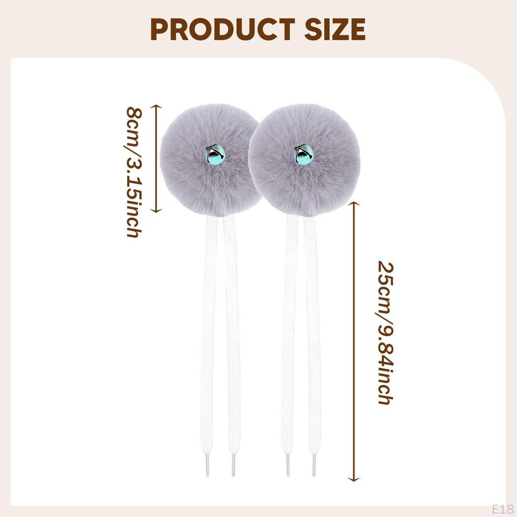 2 Pieces Kids Skates Laces Balls with Bells for Outdoor Activities Roller