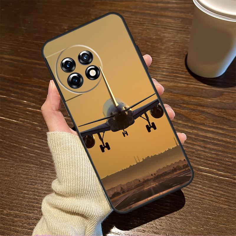 Airplane Plane Aircraft Case For OnePlus 15R 13R 12R 10R 8T 10T 13T 15 13 12 11 9 10 Pro Nord CE 5 4 3 2 Lite N20 N30