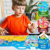 DIY Children's Handheld Jelly Sticker Book Can Be Repeatedly Pasted Focusing Puzzle Cultivation Scene Early Education Book