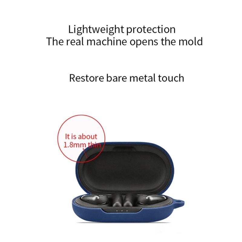 Compatible for AeroFit Shockproof Headphone Sleeve Impact-resistant Housing Anti-dust Washable Silicone Cover Soft Case