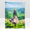 Anime VViolet EEvergarden Throw Soft Flannel Blanket for Bed Bedroom Sofa Picnic Throw Skinfriendly Breathable Gift Cover