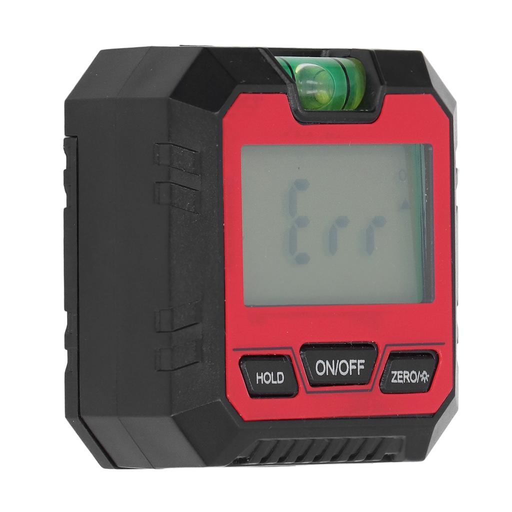 Digital Inclinometer Magnetic 90 degrees  Electronic Protractor Angle Level Finder Gauge for WoodworkingRed