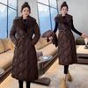 Removable sleeves cotton-padded clothes for women's winter new medium and long cotton-padded clothes, vest jackets, loose large-size cotton-padded ja