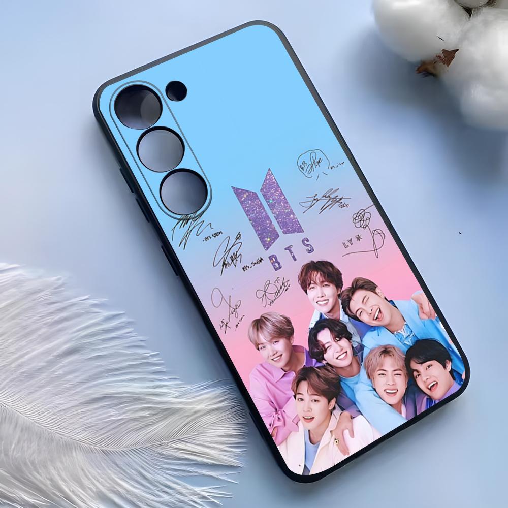 Hot-B-BTS-S Phone Case For Samsung S25 Ultra S24 S23 S22 S21 S20 Plus Fe Galaxy A54 A53 A34 A25 Silicone Cover