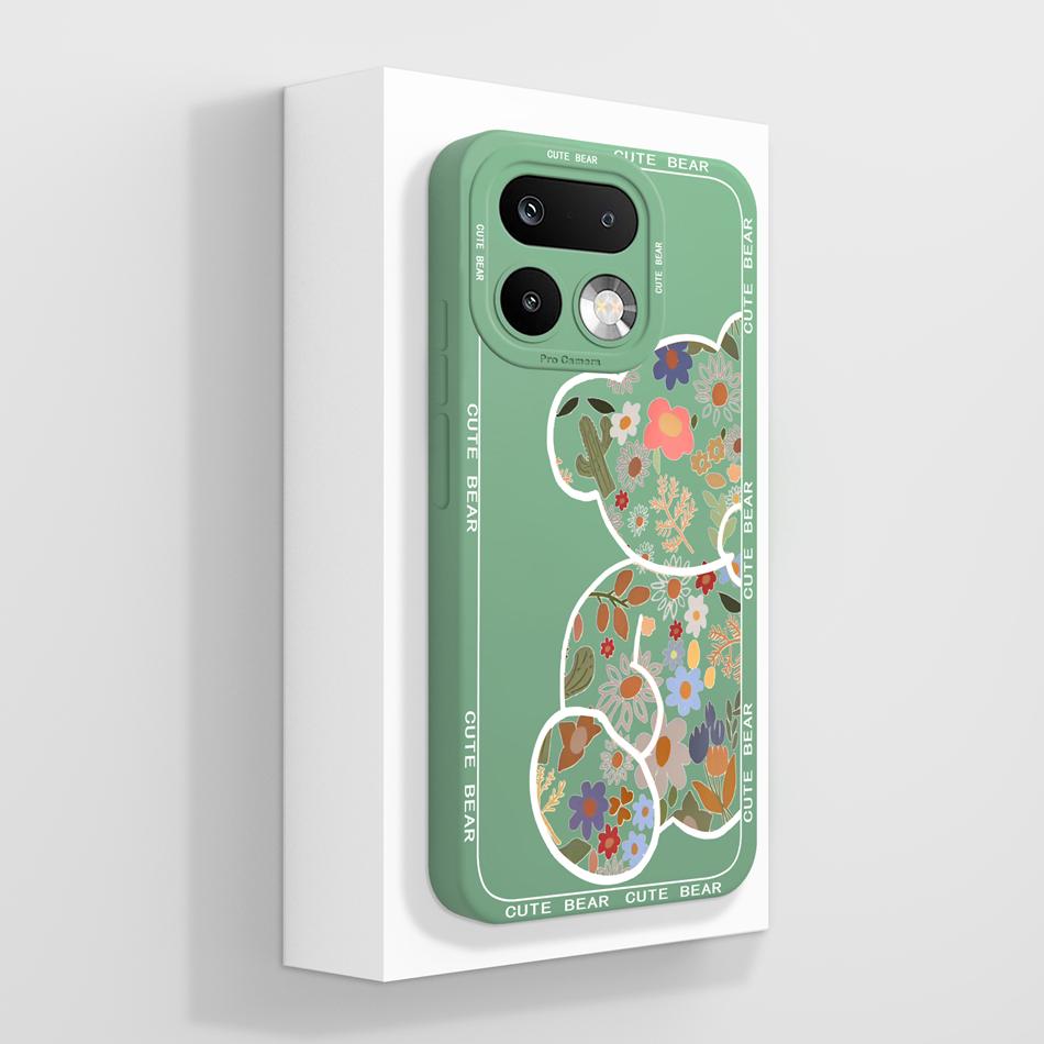 For Realme 16 Pro Plus Case Cute Panda Liquid Silicone Phone Back Cover For Realme16 Pro+ Couple Funda For Realme 16Pro Fundas