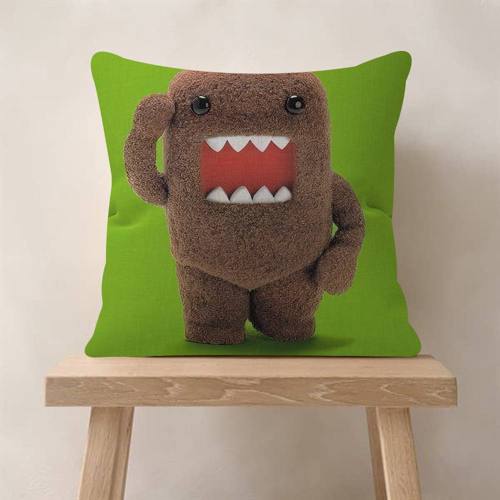 Cute DomoKun Classic Movie Pillow Cushion Cover Pillowcase Living Room Sofa Home Decor Customized