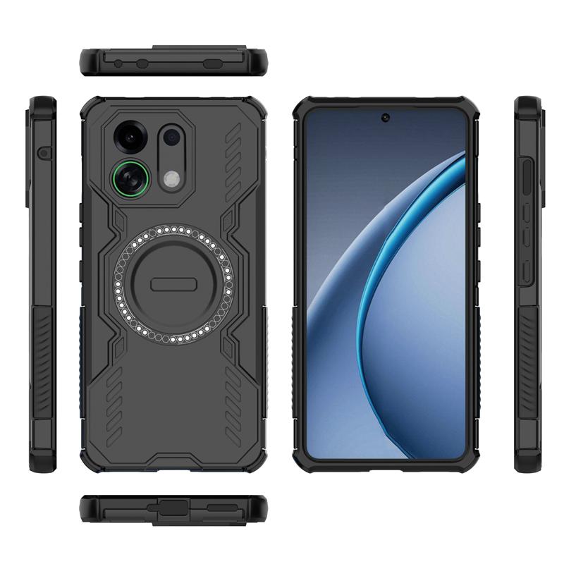 Armor Case For Oppo K13 Turbo Magnetic Adsorption Wireless Charge Cover Oppo K13 Turbo Pro Case For Oppo K13 Turbo Case 6.8 Inch