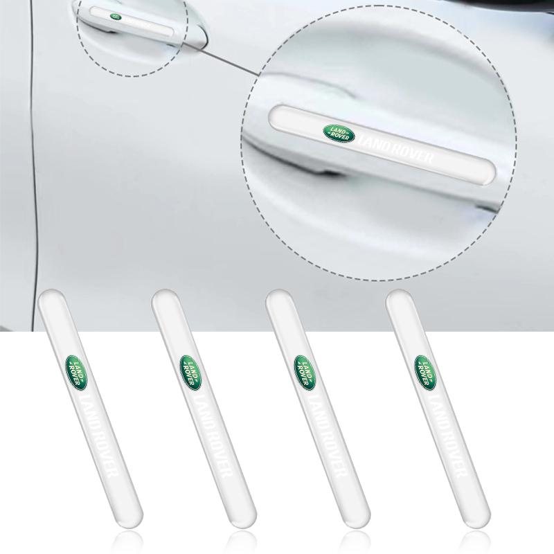 4 Stück Transparenter Autotür-Antikollisionsschutz Stoßstangenleiste Aufkleber für Land Rover Range Rover Defender Freelander Discovery 1 2 3 Rover L322 L405