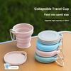 Set Silicone Collapsible Travel Cup - Silicone Folding Camping Cup with Lids - Expandable Drinking Cup Set