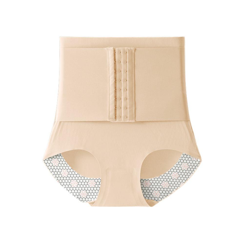 

Корректирующее белье с высокой талией на четырехрядной застежке, формирующее талию, нижнее белье для контроля живота, послеродовое L телесный