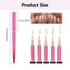 5Pcs Liner Brush for Nails Nail Arts Brushes Professional Nail Detail Brush
