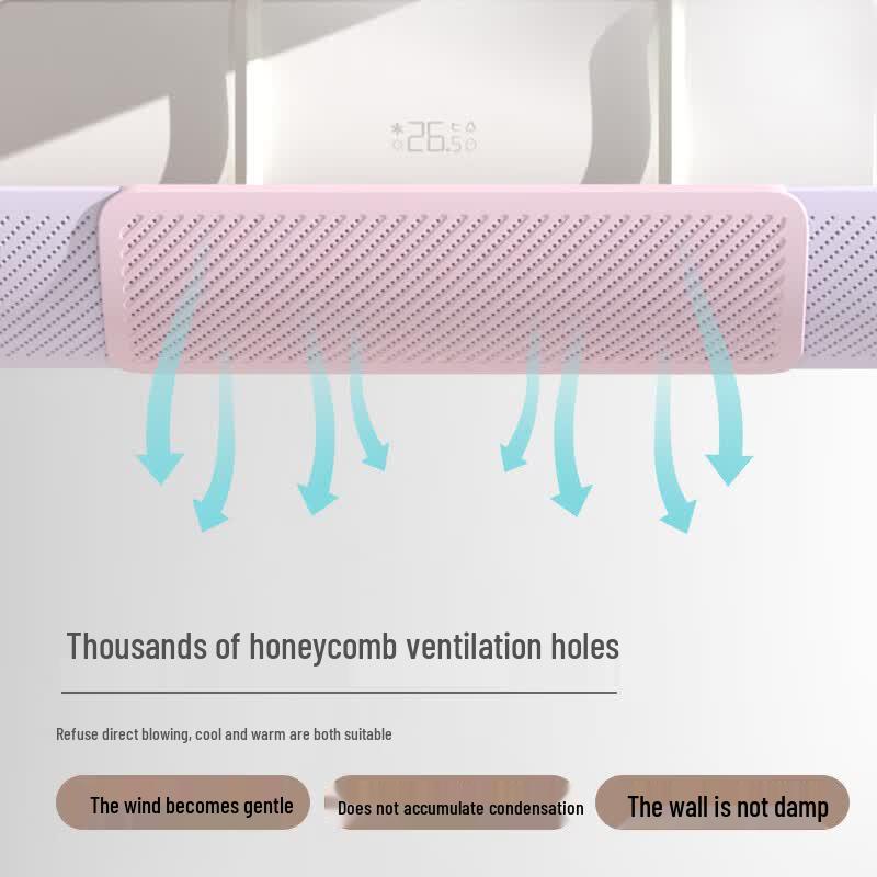 Na Xian Nu Adjustable Air Conditioner Wind Deflector