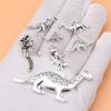 8pcs/set Dinosaur Charms Jewelry Making Supplies Materials Wholesale