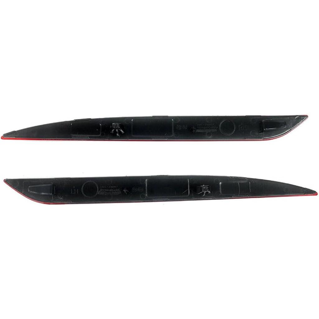 Rear Bumper Reflector Lamp Compatible for TESLA MODEL Y 2020-2024,Replacement Red Marker Lights Lens Left Driver Right Passenger Side Trim
