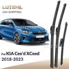 Dla KIA Cee'd Ceed XCeed CD 2018- Pióra Wycieraczek Przednie i Tylne Wycieraczki Szyba Przednia Szyby Boczne Szczotki 26"+16"+12\"