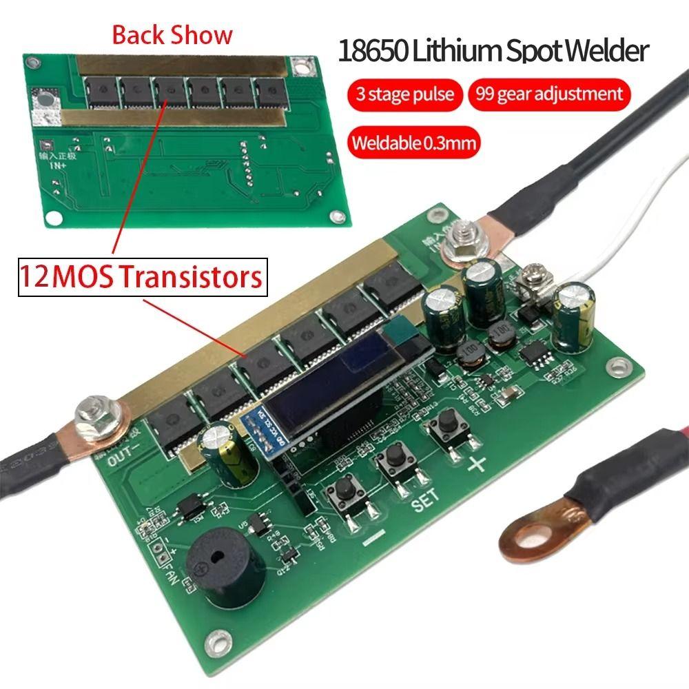 Real-Time Display Welder Control Board Set Smart Digital Display Spot Welder Kit  DIY