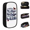 Lovely JDM Drift RX-7 Pencil Cases Japanese GTR Pencilcases Pen Kids Big Capacity Bag Students School Zipper Stationery