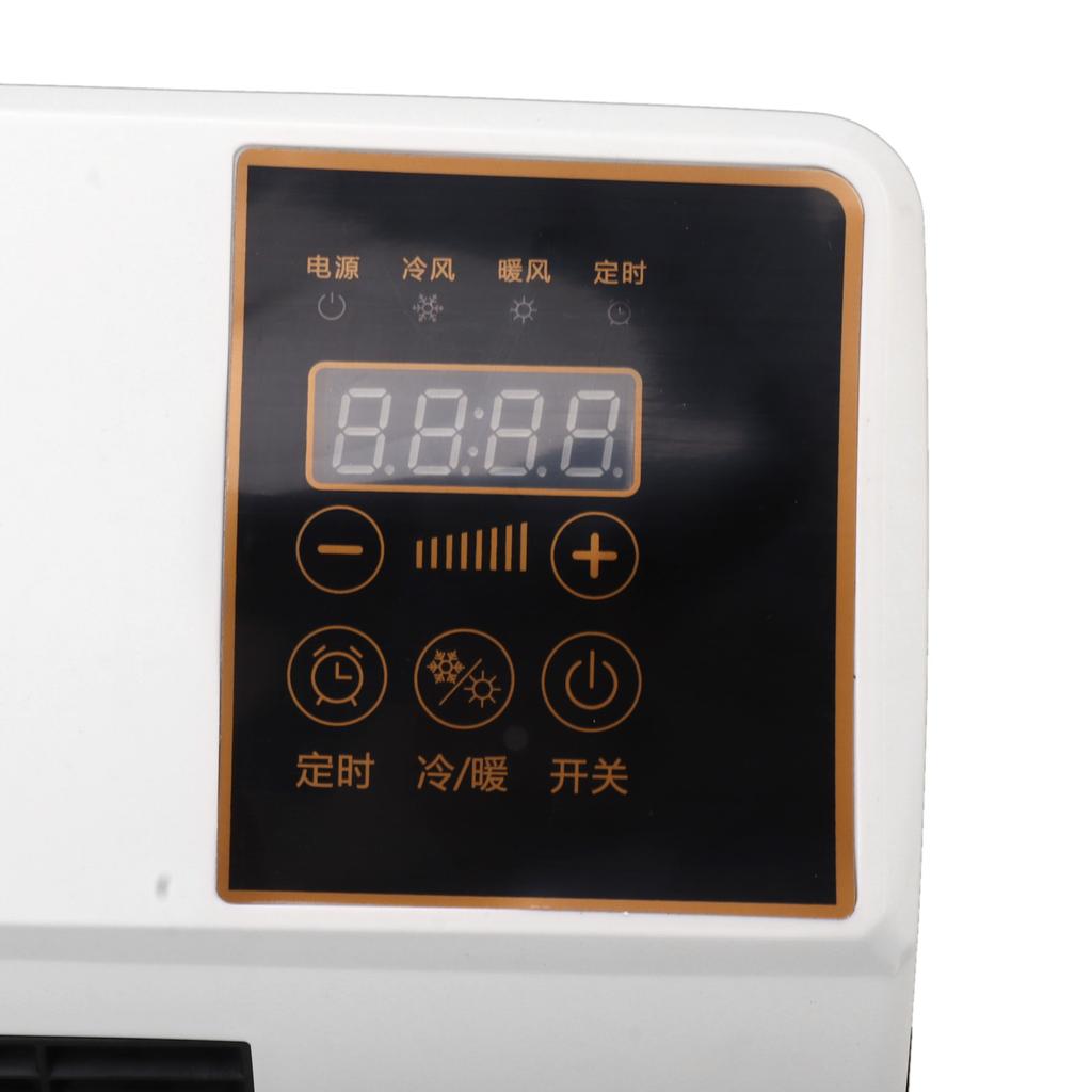 Electric Heater Air Conditioner Fan Natural Heating Wall Mounted Temperature Protection Timer Air Natural Heater