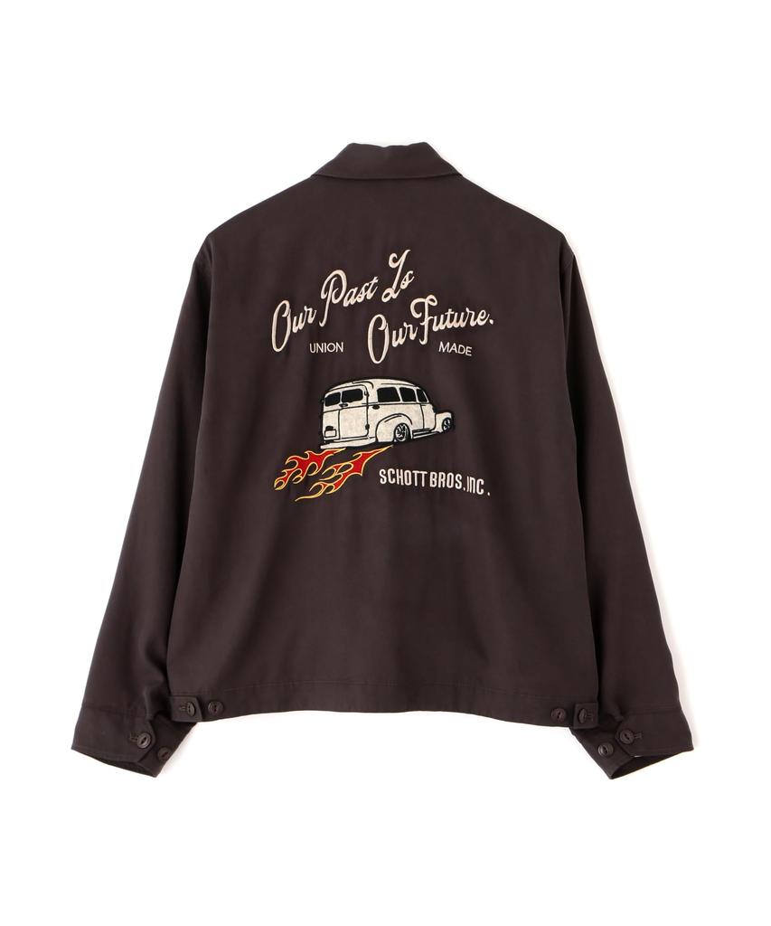 VIETNAM JACKET OUR FEATHER IS OUR PAST Vietnam Jacket Our Feather is Our Past M 410 Charcoal [Schott] [Schott] Men's 782-4252007
