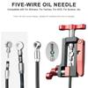 Cycle Hydraulic Hose Cutter and Needle Insertion Tool for Precision Cutting and Installation in Hydraulic Brake Systems