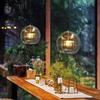 Nordic Minimalist Glass Ball Pendant Light for Cafe, Restaurant, Bar, Window, or Bedside.