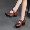 Scarpe Moda Donna Stile Letterario Nuovo Primavera Estate Strofinamano Colore Clip Magica Fondo Pentola Scarpe