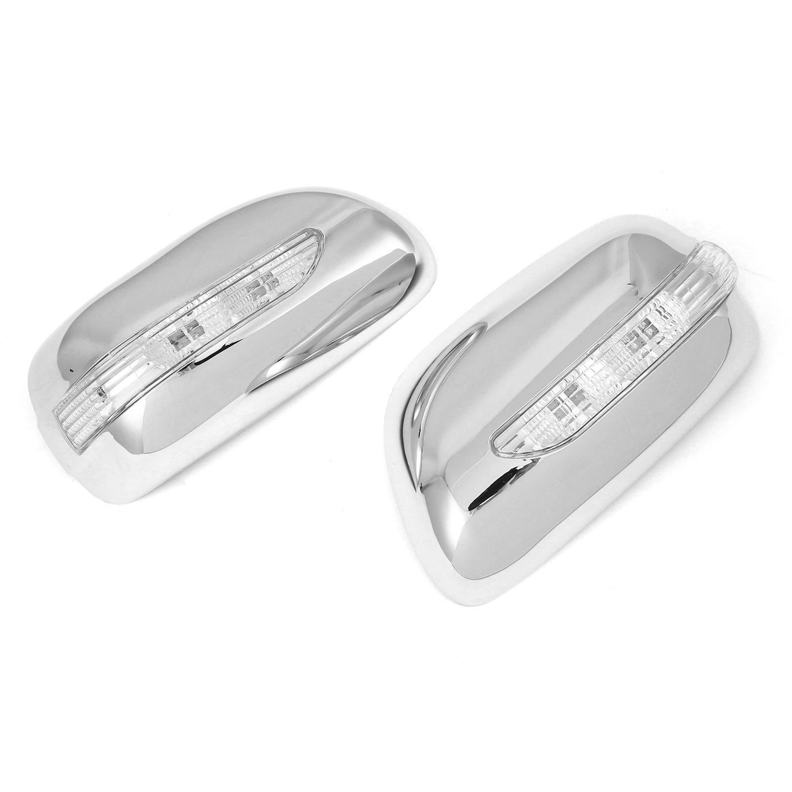 

2 шт. Крышка зеркала заднего вида двери автомобиля, корпус со светодиодной подсветкой, подходит для 2003-2009 гг.