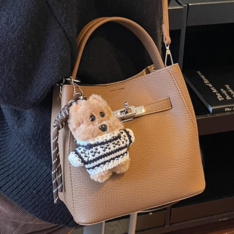 Simple Handbag Small Bag Women's Autumn New High-value Bucket Bag Commuter Casual Shoulder Messenger Bag