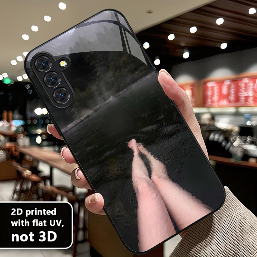 Sexy Atmosphere Exquisite Luxury High-end PhoneCase Glass TPU PhoneCase for Samsung Galaxy S26 S25 S24 S23 S22 S21 FE,Ultra,Plus