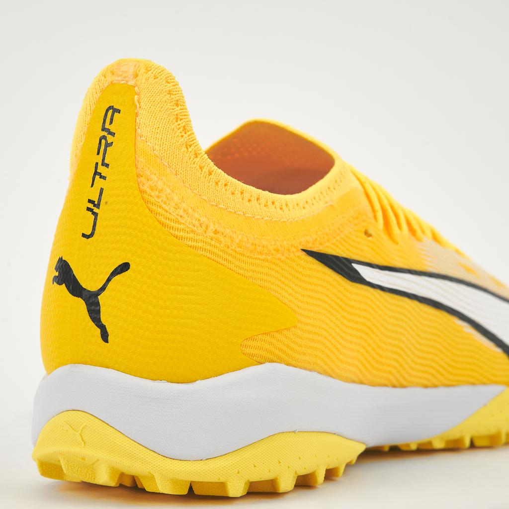 Puma Ultra Ultimate Cage Round Toe Comfortable TF (Rubber Studs) Durable Breathable Soccer Shoes Men Soccer Shoes Yellow 107502-04