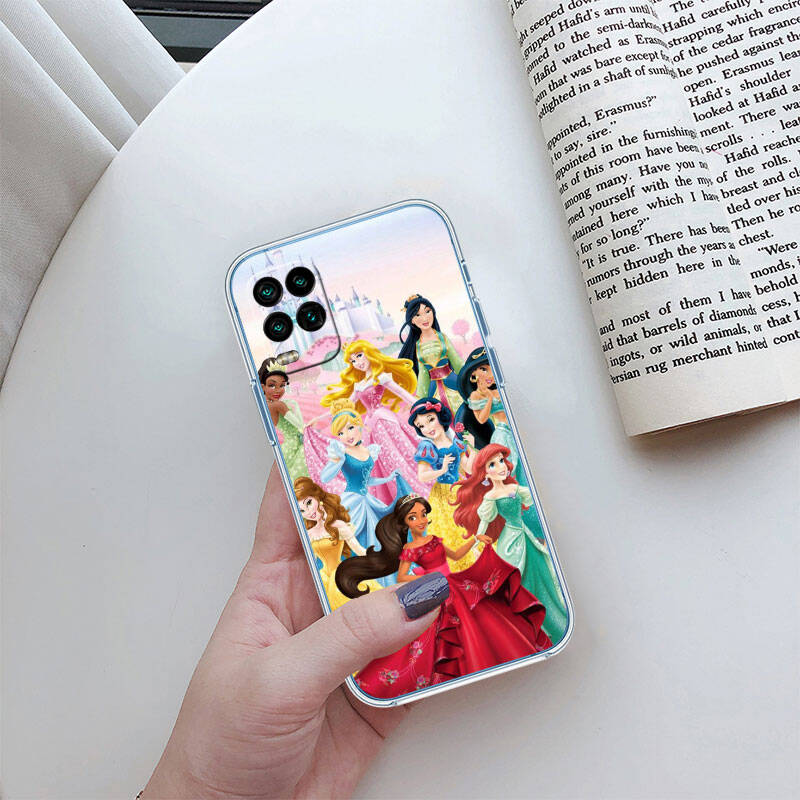 RT22 Princess Cartoon Case for Motorola E7 G6 G7 G8 G9 Plus Power Play G10 G20 G04 E30 E40 E22 E20 E13 E15 G22 G23 G05 G75 G35 G55