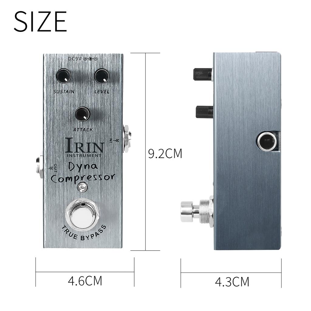 IRIN AN-06 Dynamic Compressor Guitar Effect Pedal Re-Creation Classic Ross Compressor with Low Noise Guitar Parts & Accessories