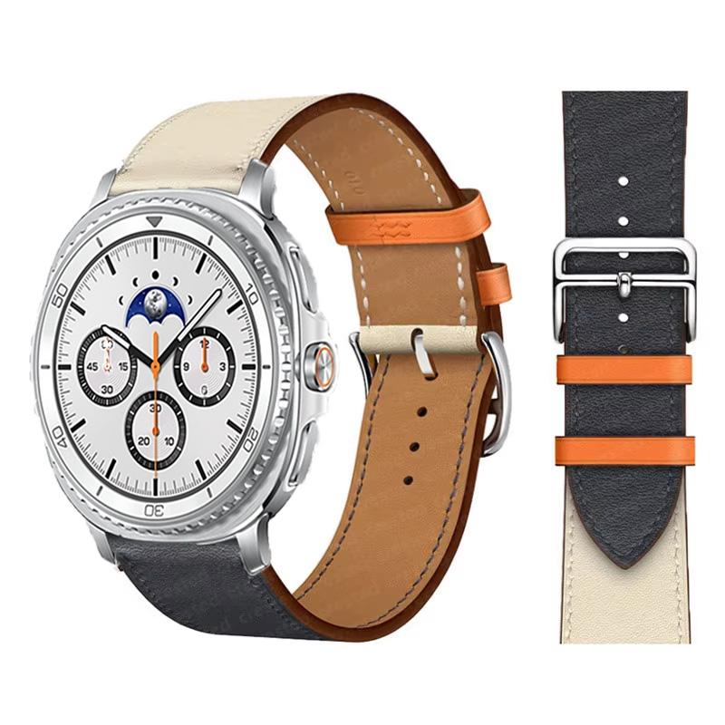 Band for Samsung Galaxy Watch 8/8 Classic/Ultra 2026 47mm 44mm 40mm 46mm Leather Wrist Belt Correa Bracelet Galaxy watch 8 Strap