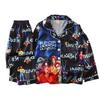 Children's Spring & Autumn Long Sleeve Ice Silk Pajamas - Boys & Girls Cartoon Princess Style